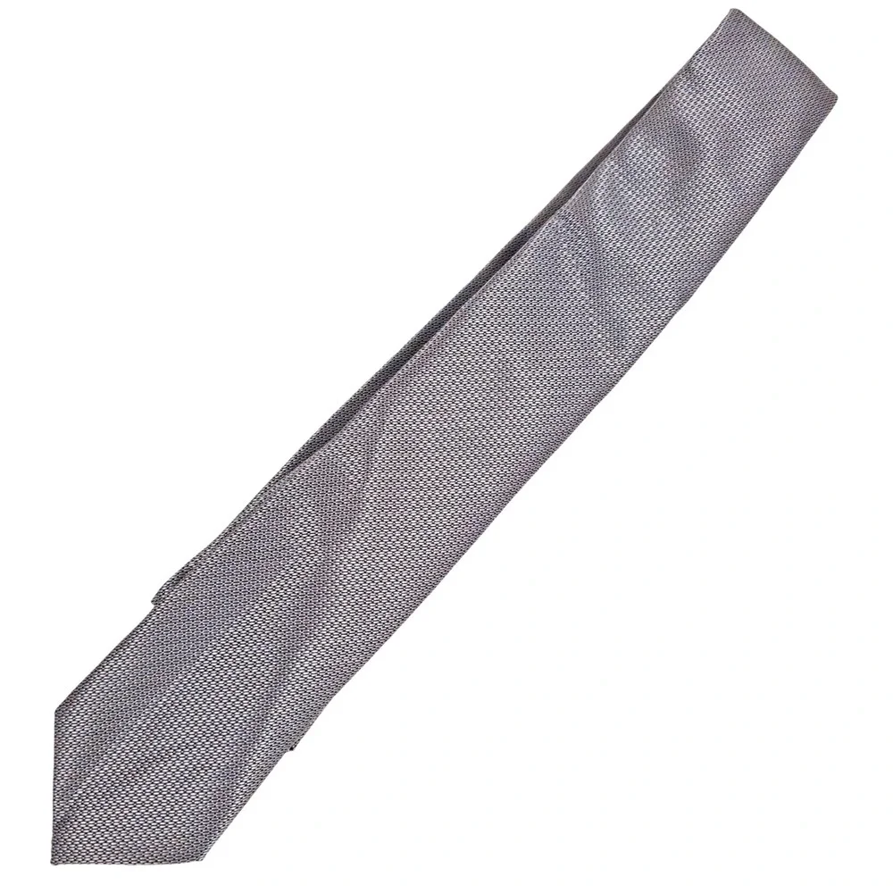 Alfani Tie Mens Gray Sawyer‎ Solid Textured Necktie NWT